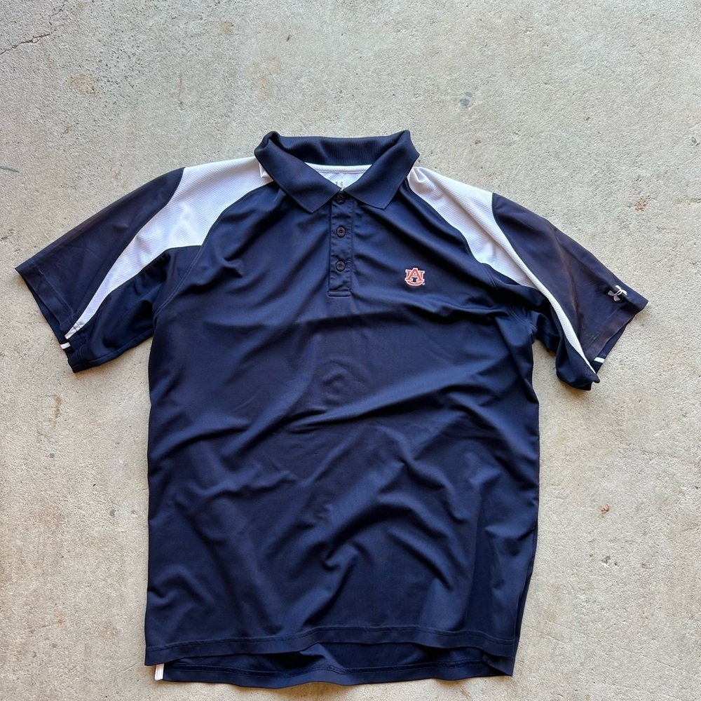 Auburn Tigers  Under Armour Men’s Polo Shirt Size Large